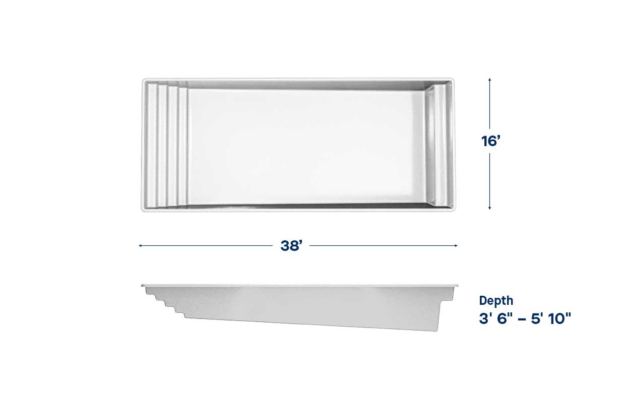 Kingston Fiberglass Pool Specifications