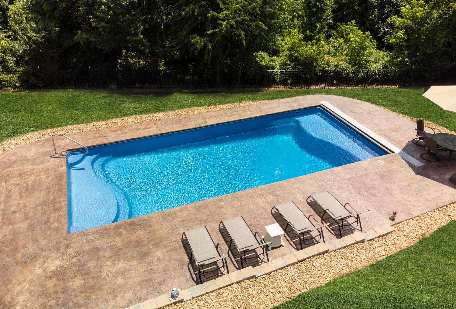 Barcelona Pool Landscaping View
