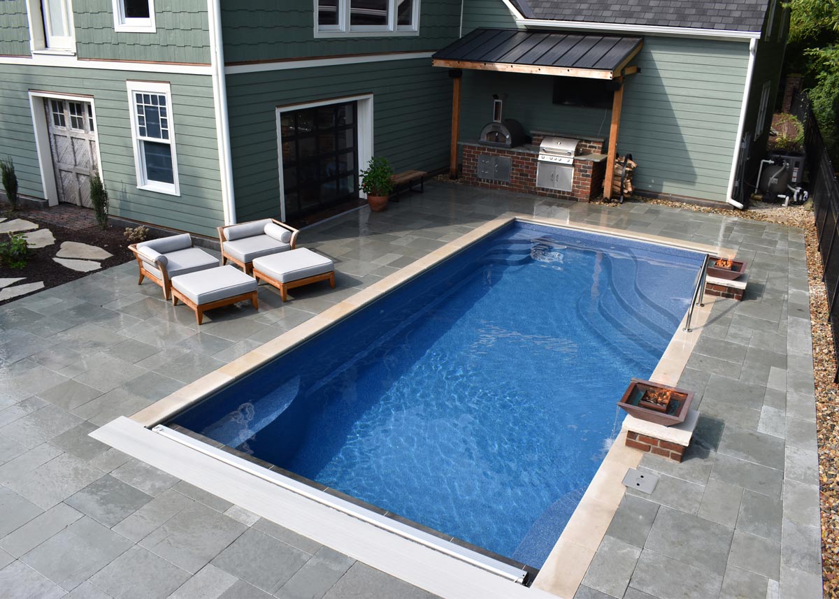Olympia Pool Premium Landscaping Shot