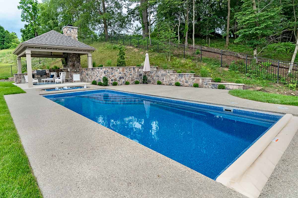 Olympia Pool Overall Patio Environment