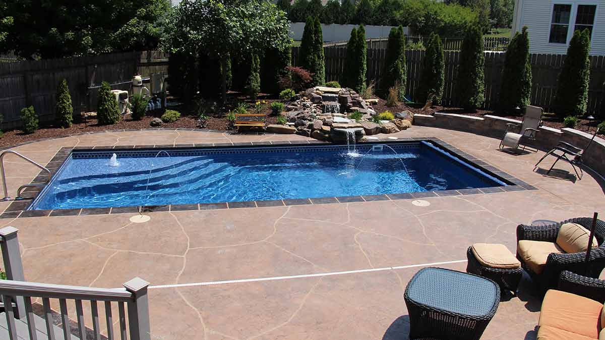 Olympia Pool Framework View