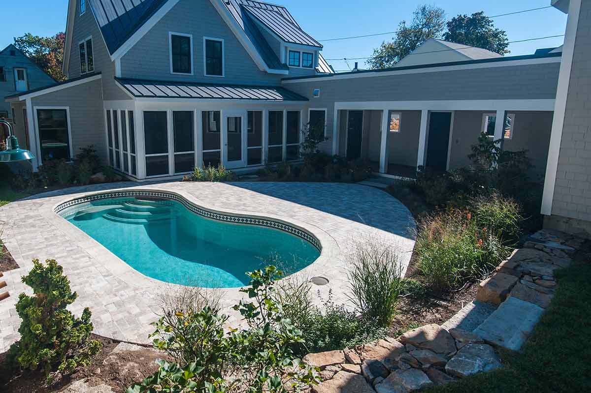 Jamaica 1224 Contemporary Brick Paver Installation