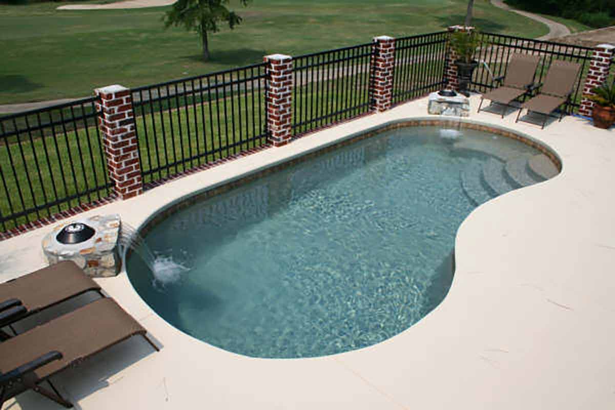 Jamaica 1224 Freeform Curvature Hardscape Landscape